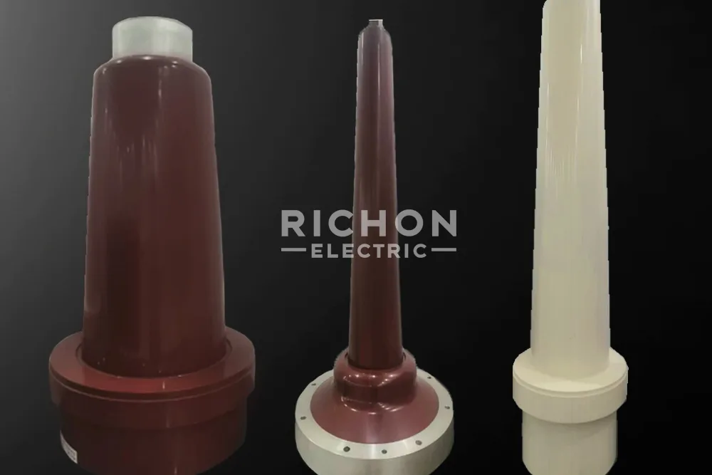 High Voltage (HV) Insulation OEM Products (30kV-1100kV) including GIS Insulators, Spacers, Barriers, Cable Terminations, and Bushings by Richon Electric.