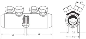 Mechanical Shearbolt Connector (RC-AMB(C)) for Efficient Cable Connections by Richon Electric