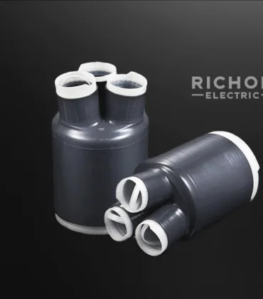 RC-CSB Cold Shrink Silicone Rubber 3-Conductor Cable Breakout Boot for Electrical Insulation.