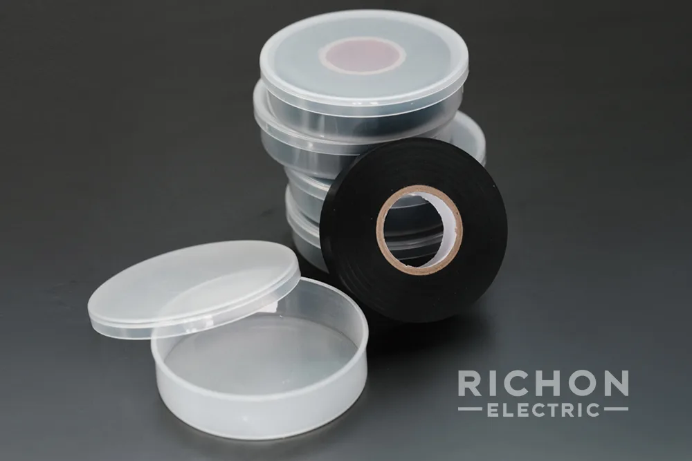 Richon RCS-88 Heavy Duty PVC Electrical Tape, 0.22mm (8.5 mil) – Ideal for Industrial and Electrical Insulation Uses.